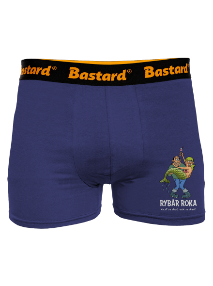 Rybár roka boxerky Blue Navy