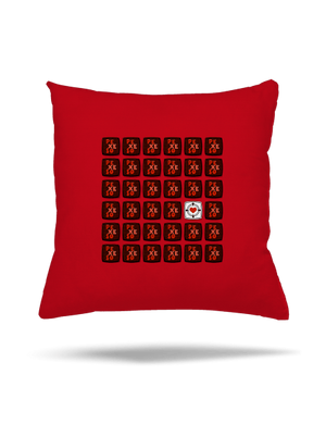Pexeso vankúš Red