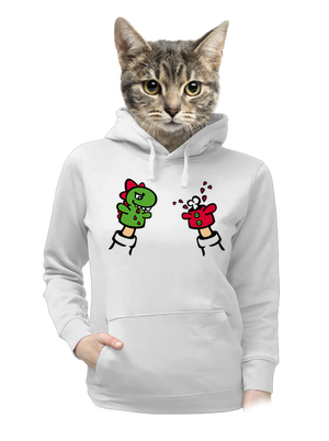 dámska mikina klokanka