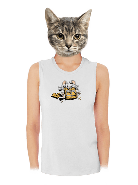 Gurmán dámske tielko voľné White