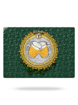 Pivný horoskop: Baran puzzle White