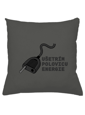 Ušetrím polovicu vankúš Gray Pol