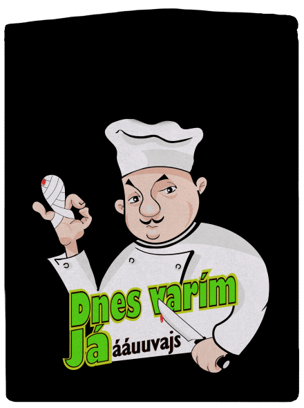 Dnes varím ja dámska mikina na zips Black