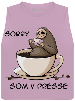 V presse dámske tielko voľné Lilac