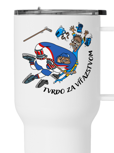 Tvrdo za víťazstvom termohrnček White