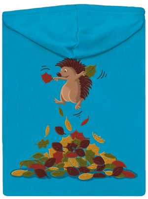 Radosť z lístia dámska mikina na zips Blue Atol