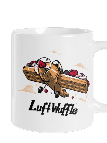 Luftwaffle klasický hrnček White
