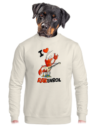 unisex mikina bez kapucne