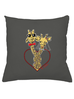 Žirafy vo zväzku vankúš Gray Pol