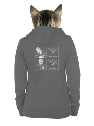 Cimrman: Copak jmelí dámska mikina na zips Steel Gray