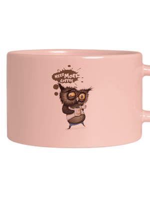 Need more coffee hrnček makronka Pink Macaron