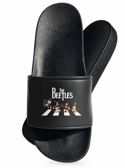 Beatles šľapky Black