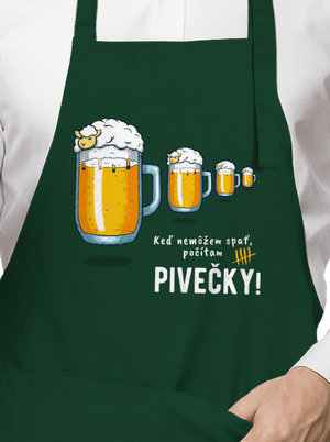 Pivečka zástera Bottle Green