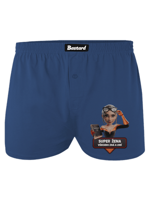 Super mama pánske trenky Blue