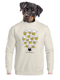 unisex mikina bez kapucne