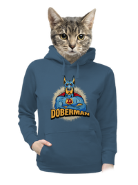 dámska mikina klokanka