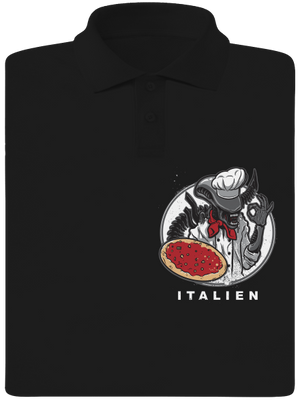 Italien pánska polokošeľa Black