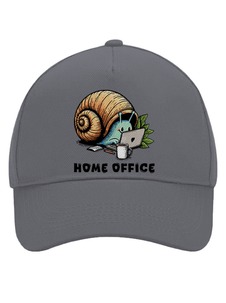 Slimákov home office šiltovka baseballka Graphite grey