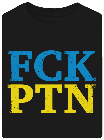 FCK PTN unisex tričko oversized Black