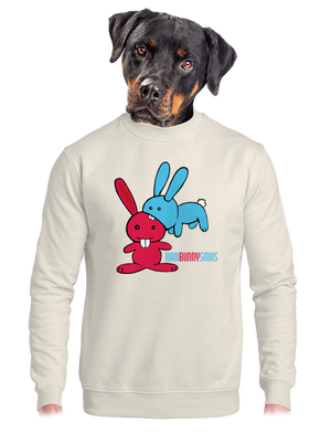 unisex mikina bez kapucne