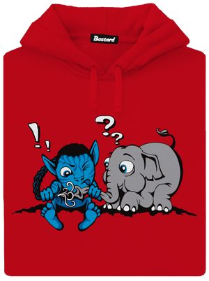 Error 501 pánska mikina klokanka Red