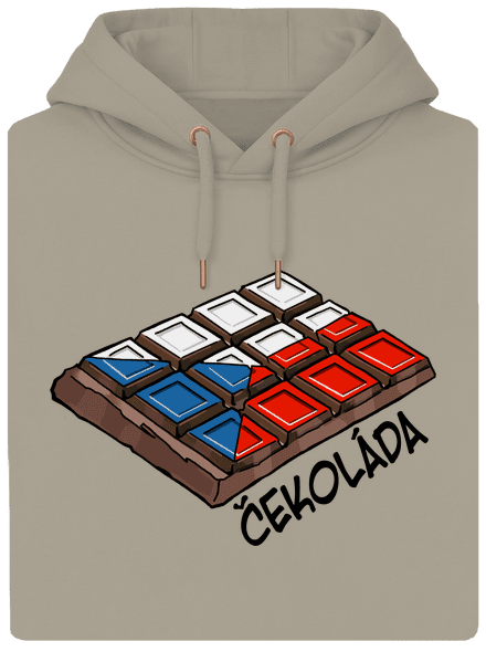 Čekoláda unisex mikina premium Pastel Macchiato