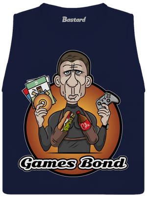 Games Bond dámske tielko voľné Navy