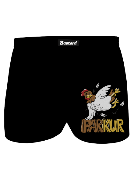 Parkur pánske trenky Black