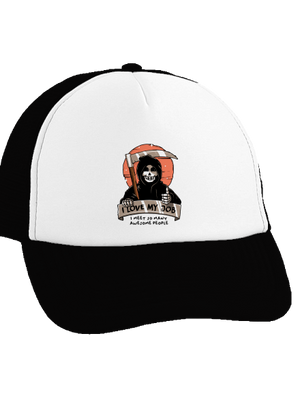 I love my job šiltovka truckerka Black cap