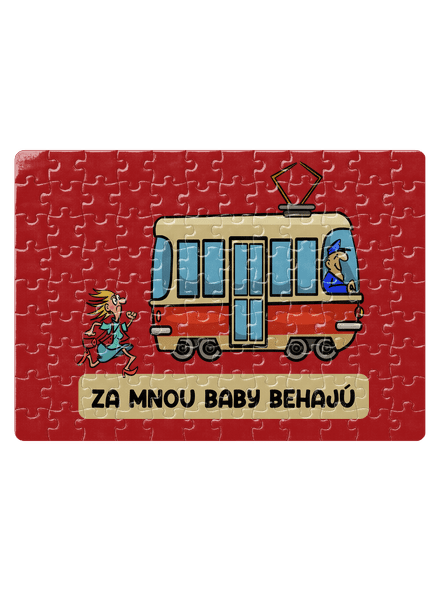 Za mnou baby behajú puzzle White