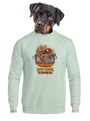 Čo Doom dal unisex mikina bez kapucne Blush Mint