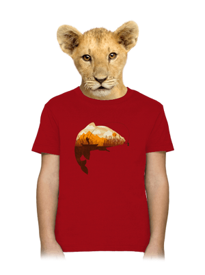 Kapitálny úlovok detské tričko Red