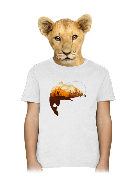 Kapitálny úlovok detské tričko White