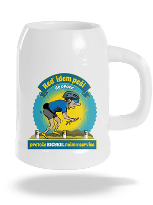 Závislosť na bicykli polliter White