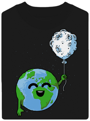 Balónik unisex mikina bez kapucne Black