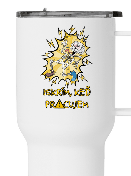 Iskrím termohrnček White