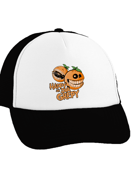 Happy grepy šiltovka truckerka Black cap