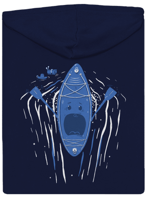 Ahhhh! pánska mikina na zips Navy