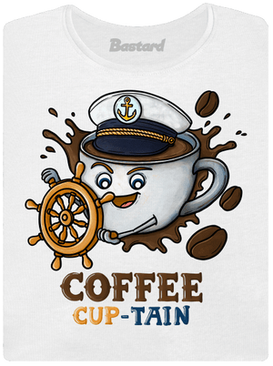 Coffee Cup-tain dámske tričko White