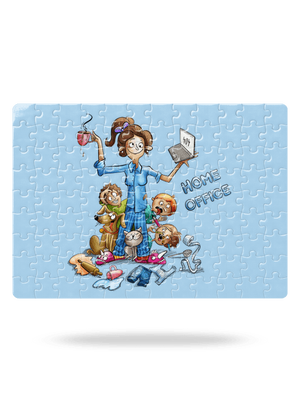 Mamičky home office puzzle White