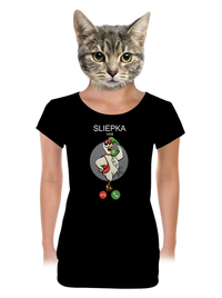 dámske tričko s lemom