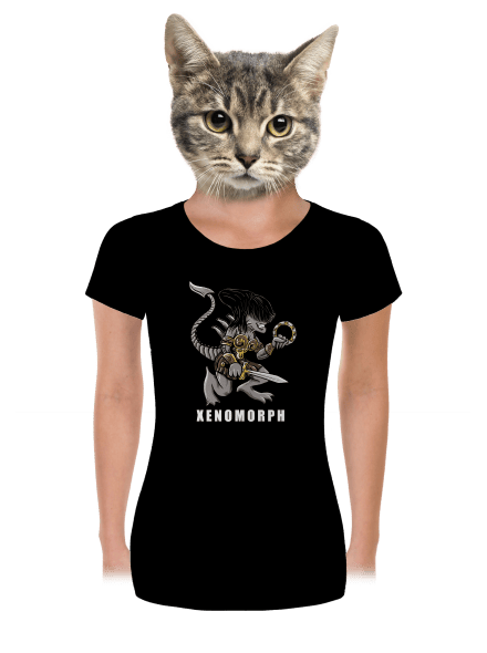 Xenomorph dámske tričko prémium Black
