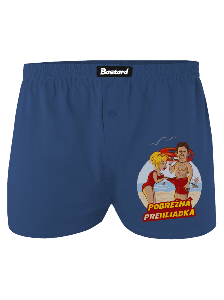 Pobrežná prehliadka pánske trenky Blue