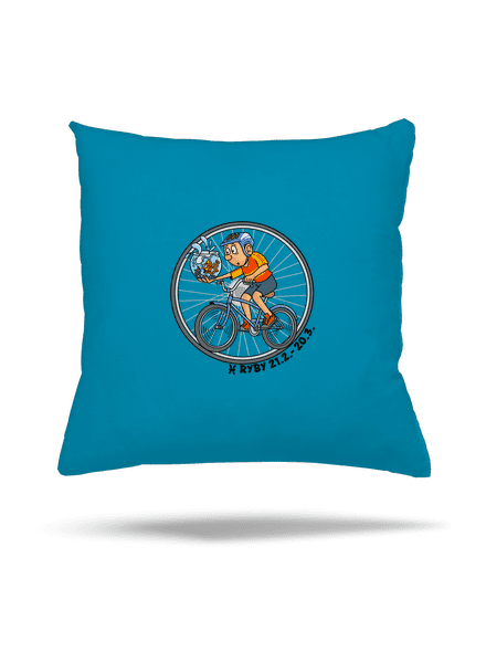 Cyklistický horoskop: Ryby vankúš Blue Turquoise