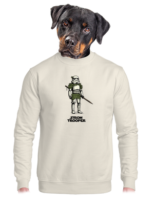 unisex mikina bez kapucne