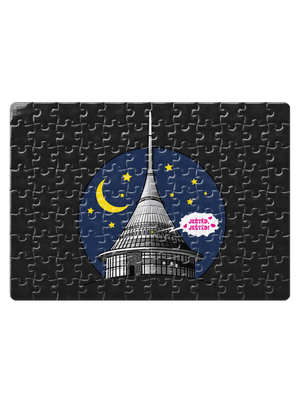 Ještěd puzzle White