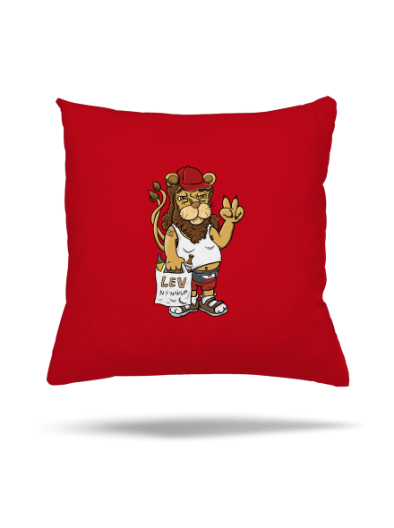 Lvíček vankúš Red