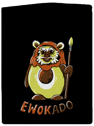 Ewokado dámska mikina na zips Black