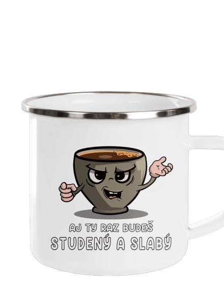 Studená káva plecháčik White