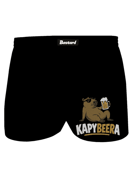 Kapybeera pánske trenky Black